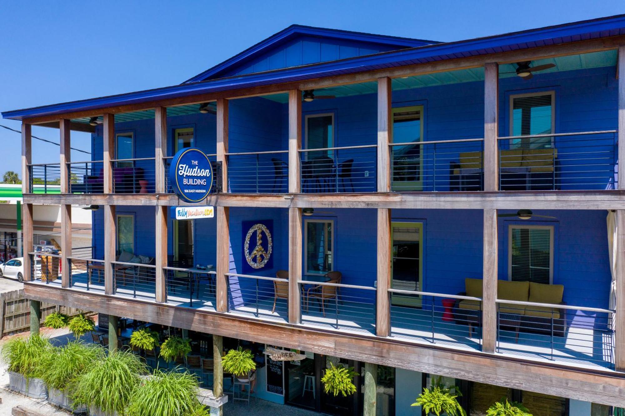 Folly Vacation Perfect Purple Palace Apt C Folly Beach Dış mekan fotoğraf